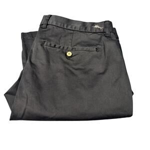 Tommy Bahama Pants Mens 34x30 (35x30 ACTUAL) Black Coastal Chino Cotton Blend